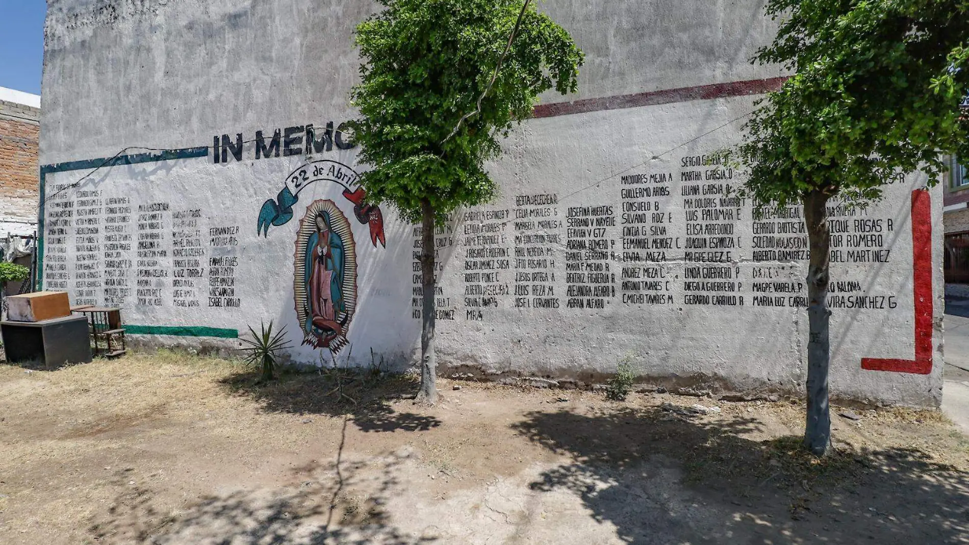 Mural memoria 22 abril